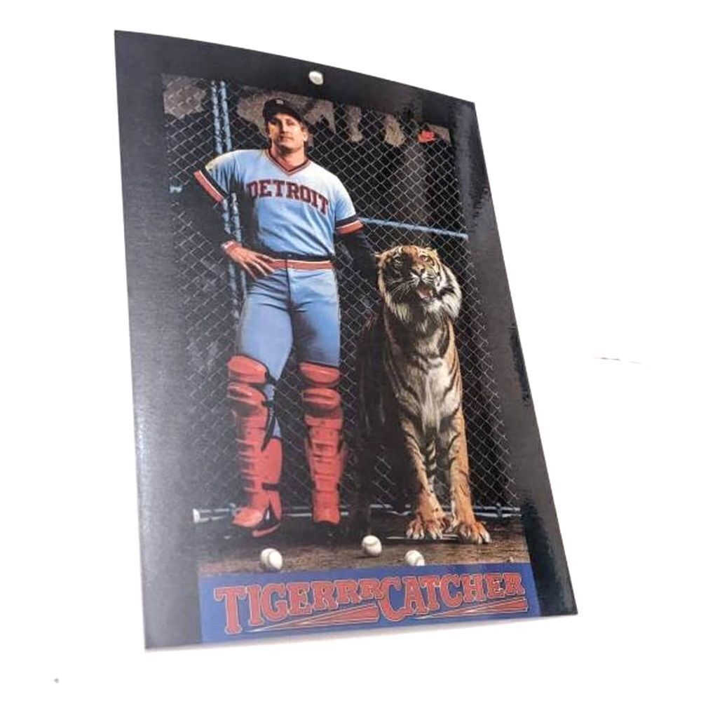 1983-1985 Nike‎ Poster Card 5X7 Tiger Catcher Lance Parish Detroit Tigers MLB